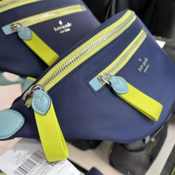 Kate Spade Chelsea Colorblock Belt Waist Bag Fanny PackBlazer Blue MultiNWT